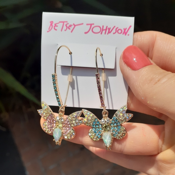 Betsey Johnson Jewelry - Butterfly Earrings